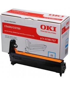 OKI 43381707 фотобарабан голубой (оригинальный)