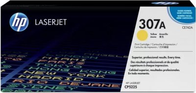 HP CE742A картридж желтый (оригинальный)