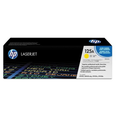 HP CB542A тонер-картридж желтый (оригинальный)