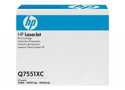 HP Q7551XC картридж черный (оригинальный)