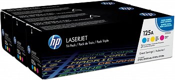 HP CF373AM комплект картриджей голубой, желтый, пурпурный (оригинальный)