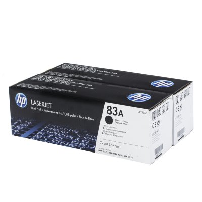 HP CF283AF картридж черный, двойная упаковка (оригинальный)