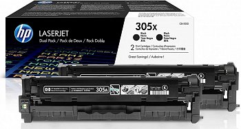 HP CE410XD картридж черный, двойная упаковка (оригинальный)